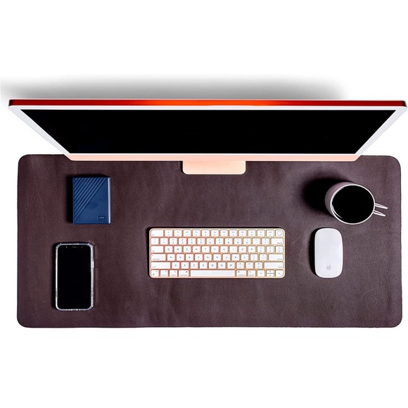 Leather Nomads Premium Leather Desk Pad with Coaster and Lens Wipe - New In Box - Picture 5 of 11